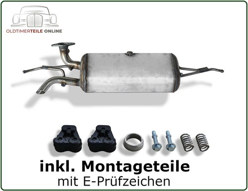 Inox pot catalytique - pot, pour