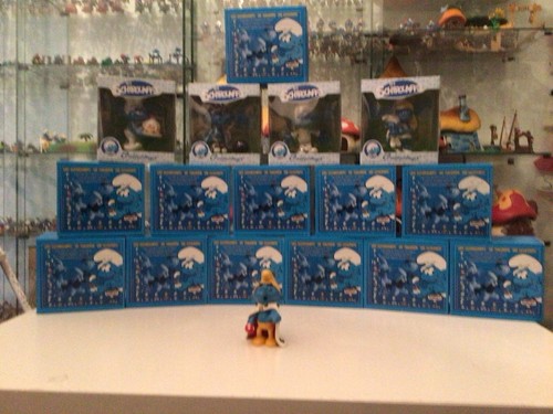 Figurine resine schtroumpfs - figurine,