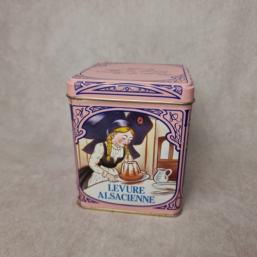 Boîte métal vintage levure - boîte,