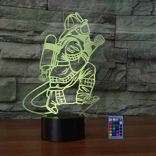 Pompiers led lampe art - lampe,