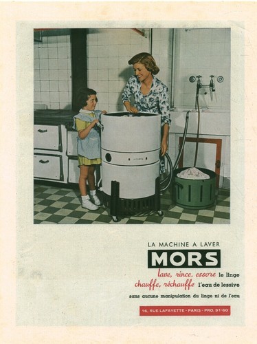 Publicité ancienne machine - , à