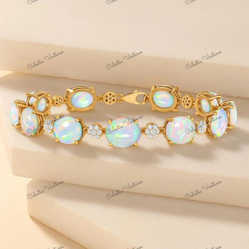 Blanc opale tennis - blanc, bracelet