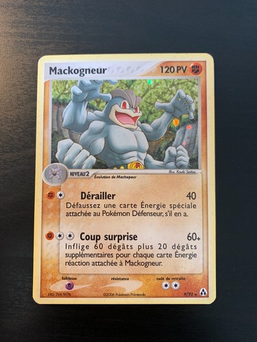 Carte pokémon mackogneur - carte,