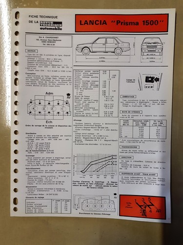 Fiche technique automobile - technique,