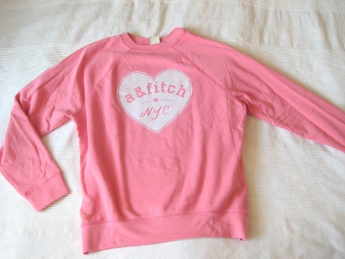 Pull sweat rose f - rose, a&f