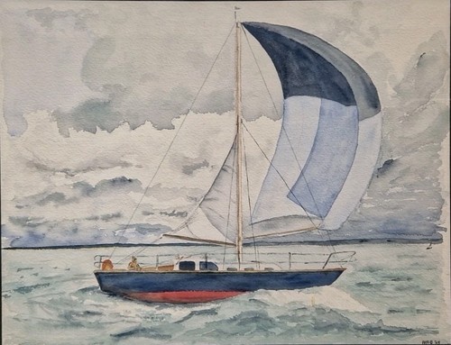 Charmant tableau aquarelle - tableau,