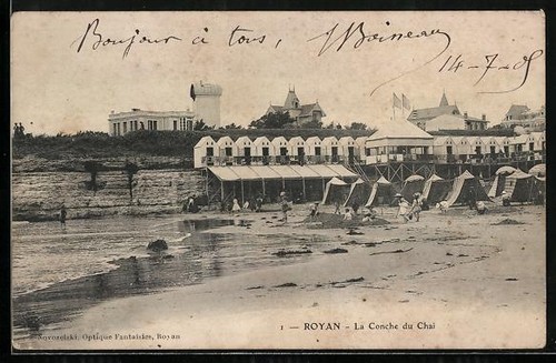 Cpa royan conche du chai - du,