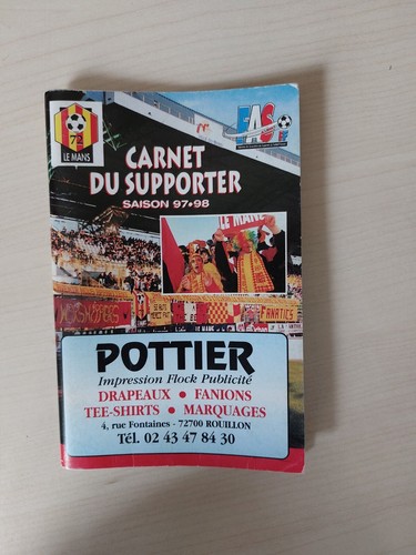Carnet supporter mans - le,