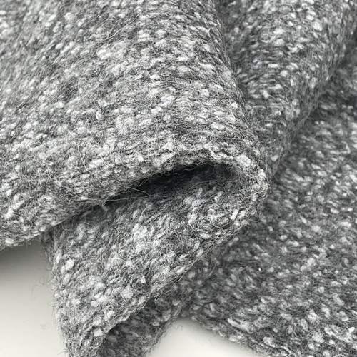 Gris clair boucle laine - boucle,