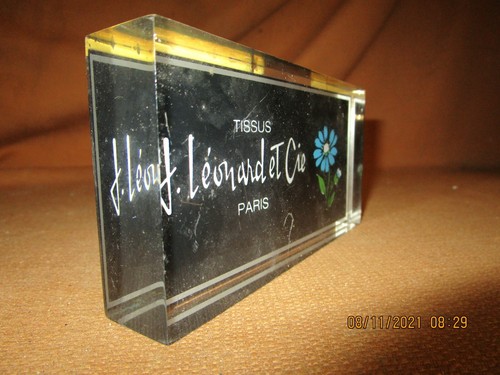 Plaque verre publicitaire - verre, /