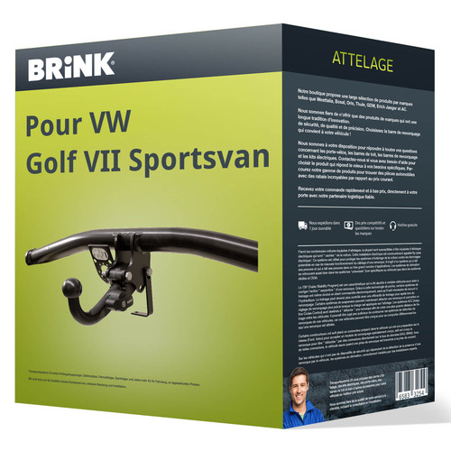 Attelage pour golf vii - pour,