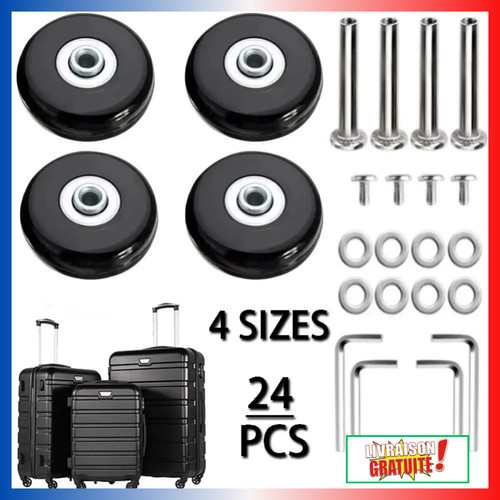 Roues valise silencieuses - valise,