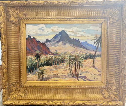 Gouache sur papier signé - gouache,