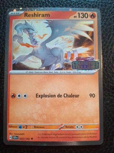 Carte pokémon reshiram - pokémon,