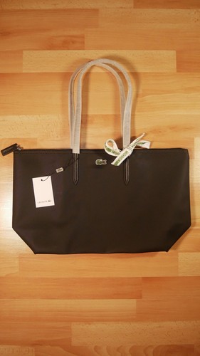 Sac cabas lacoste noir - sac,
