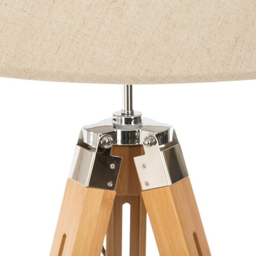 Lampadaire trépied bois - trépied,
