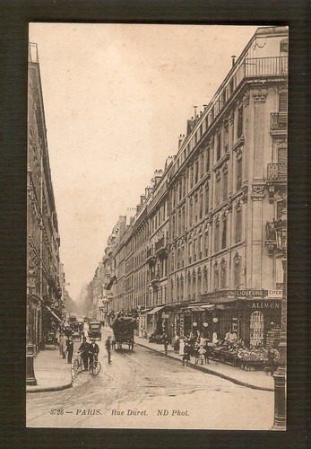 Paris cpa carte - paris , postale