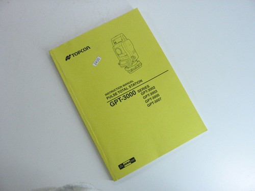 Topcon instructions manuel - topcon,