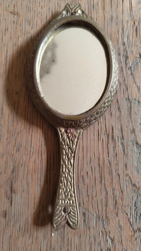 Petit miroir main - main, ancien