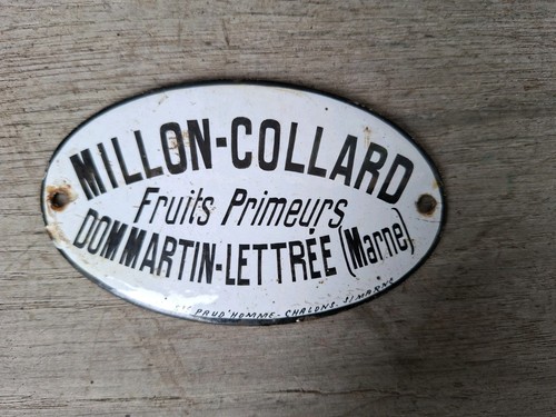 Plaque ancienne chariot marne - plaque,