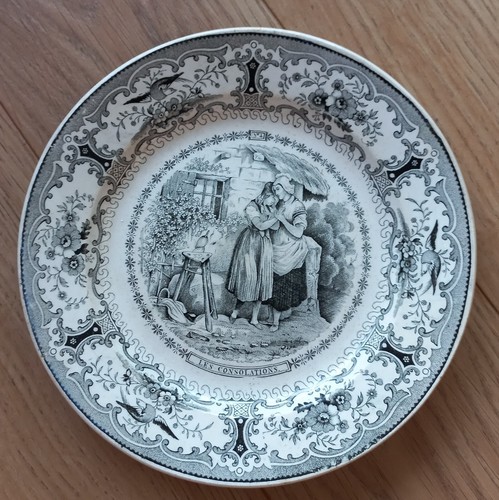 Assiette faience lebeuf - assiette,