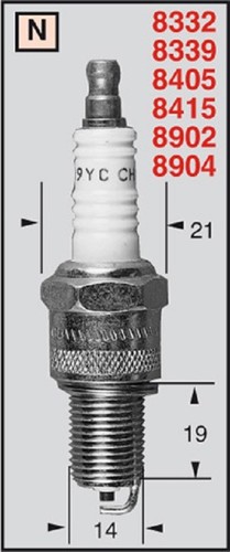 Bougie champion ccm - bougie, cmx