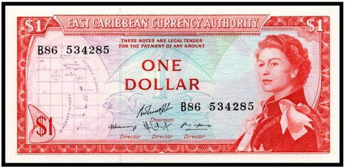 East caribbean states - $1, 1965