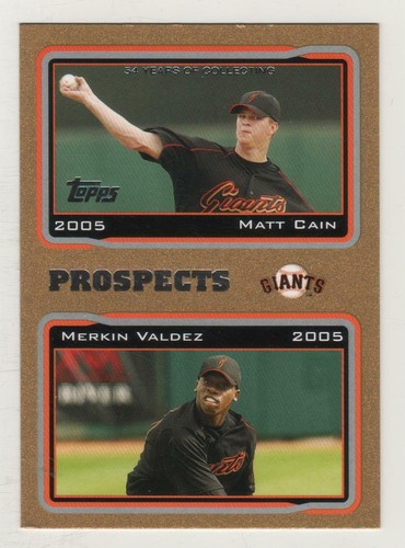 2005 topps gold 690 - gold, matt