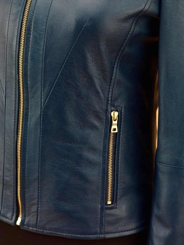 Women leather jacket winter - jacket/,