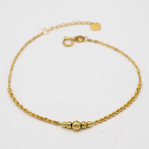 Bracelet jaune 18 carats - or,