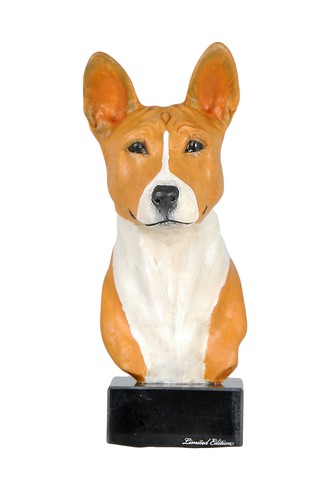 Basenji figurine peinte la - basenji,