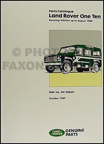 Livre pièces land rover - de,