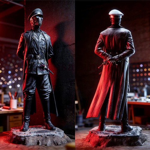 Kroenen hellboy printing - hellboy, 3d