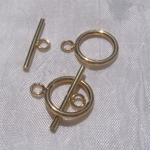 Set fermoir toggle rond - 1,