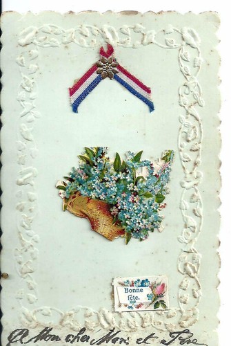 Cpa carte fantaisie bonne - carte,