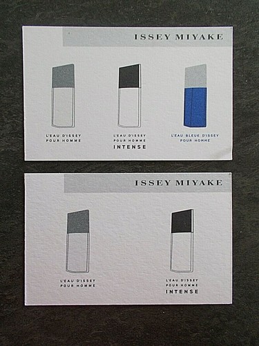 Cartes parfumées issey miyake - cartes,