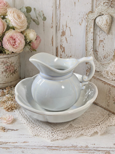 Ancien petit pichet bassine - ancien,
