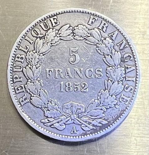 Francs argent 1852 - 5,