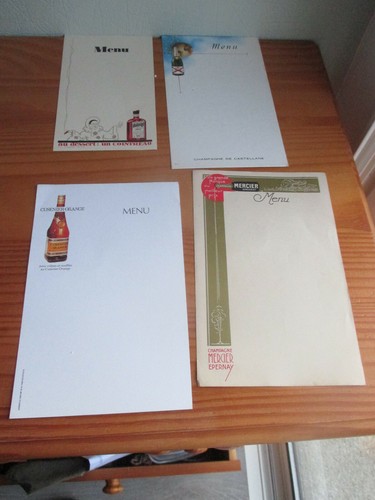 Anciens menus publiciutaires - 4,