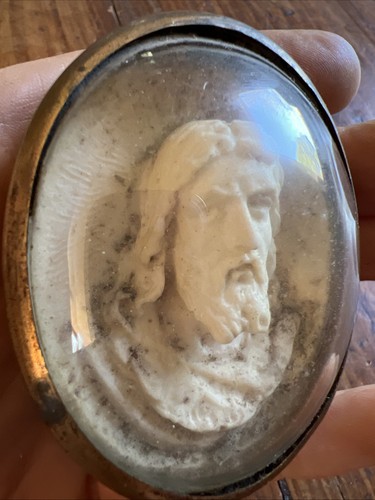 Christ plâtre sculpté - plâtre, sculpté&