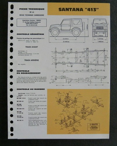 Fiche technique automobile