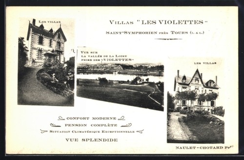 Cpa saint symphorien villas - saint-symphorien,,