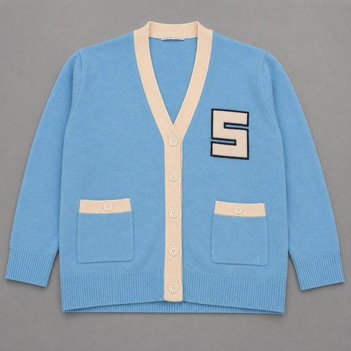 Sandro cardigan laine bleu - sandro,
