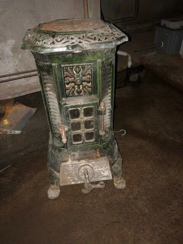 Ancien poêle charbon - ancien,