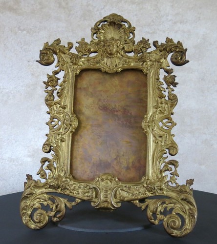 Cadre rocaille bronze - cadre,