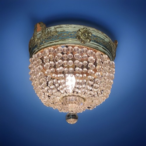 Lustre plafonnier perles - plafonnier,
