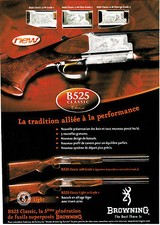 Advertising / Publicité de presse /  FUSIL  BROWNING  B525 .  2003