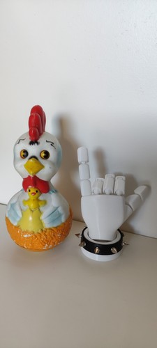 Culbuto vintage poule poussin - culbuto,