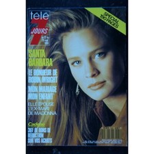 Télé 7 Jours  1582  -  1990  - Santa Barbara Robin WRIGHT Holga Horstig Ladislas