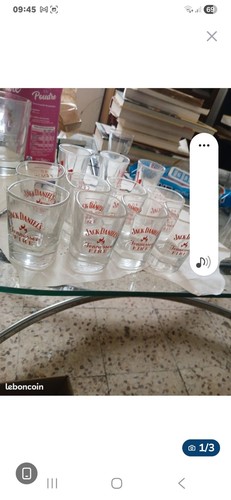 Lot verres jack - lot, de